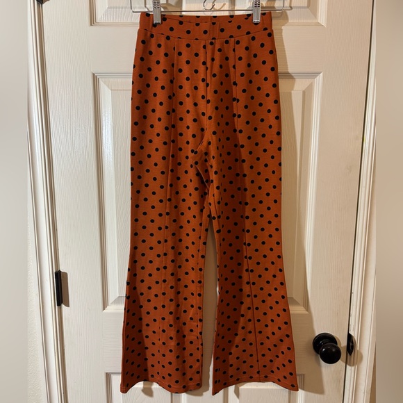 Porridge Pants - Polka Dot Wide-Leg Pants